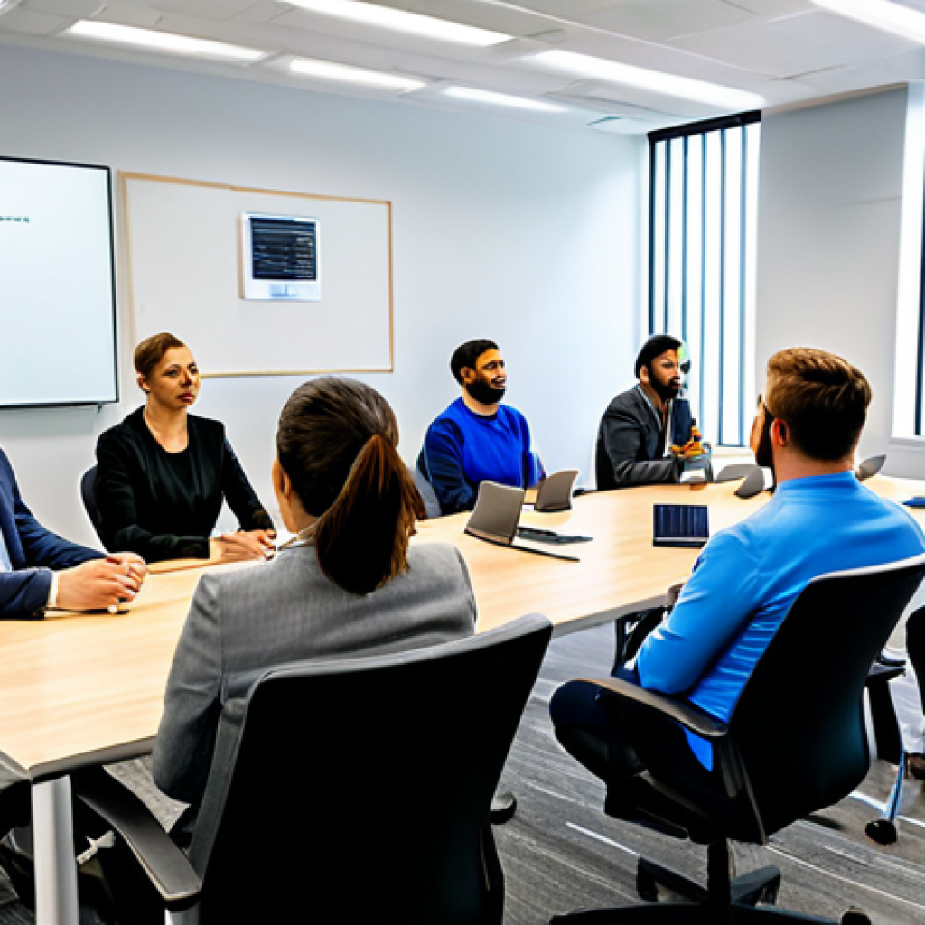 Cybersecurity Training Session**

"A diverse group of fully clothed professionals attentively participating in a cybersecurity training session in a modern office conference room, appropriate attire, safe for work. The instructor is presenting a slide about phishing attacks. Perfect anatomy, correct proportions, natural pose, well-formed hands, proper finger count, natural body proportions, professional environment, modest clothing, family-friendly, high quality."

**