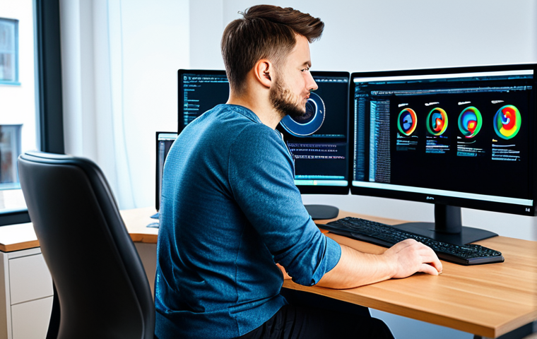 Software Developer - Code Hygiene Focus**

"A professional software developer, fully clothed in a comfortable but modest outfit suitable for an office, working at a clean desk with multiple monitors displaying code, perfect anatomy, well-formed hands, natural pose, modern Warsaw office environment, appropriate content, safe for work, professional."

**