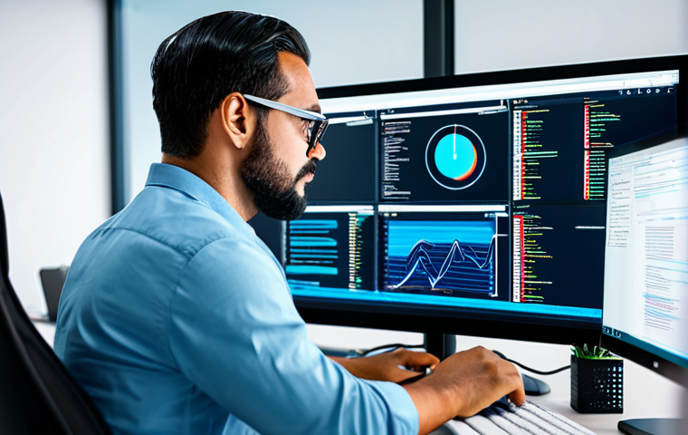 소프트웨어 공급망 보안을 위한 고급 기술 - Automated Security Testing in Development**

"A software developer in a modern, brightly lit office,...