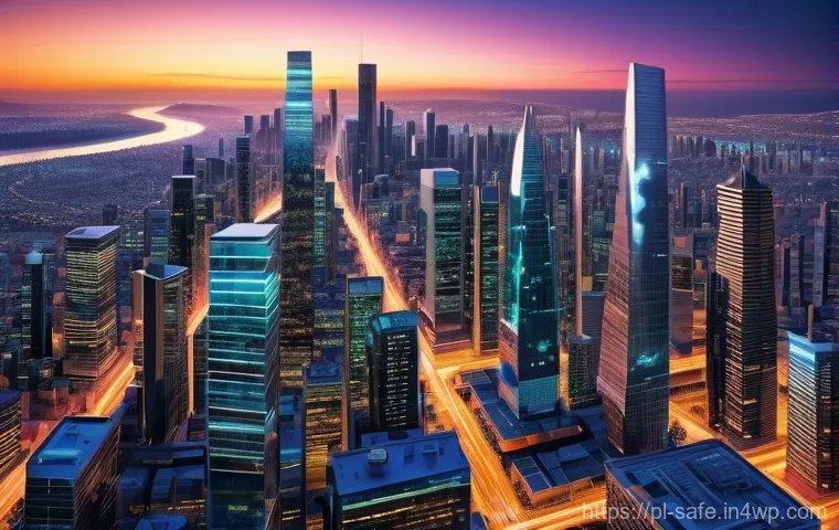 소프트웨어 공급망 보안과 고객 신뢰 구축 - **Title:** The Digital Tapestry of Life
    **Prompt:** A highly detailed, wide-angle shot of a futu...